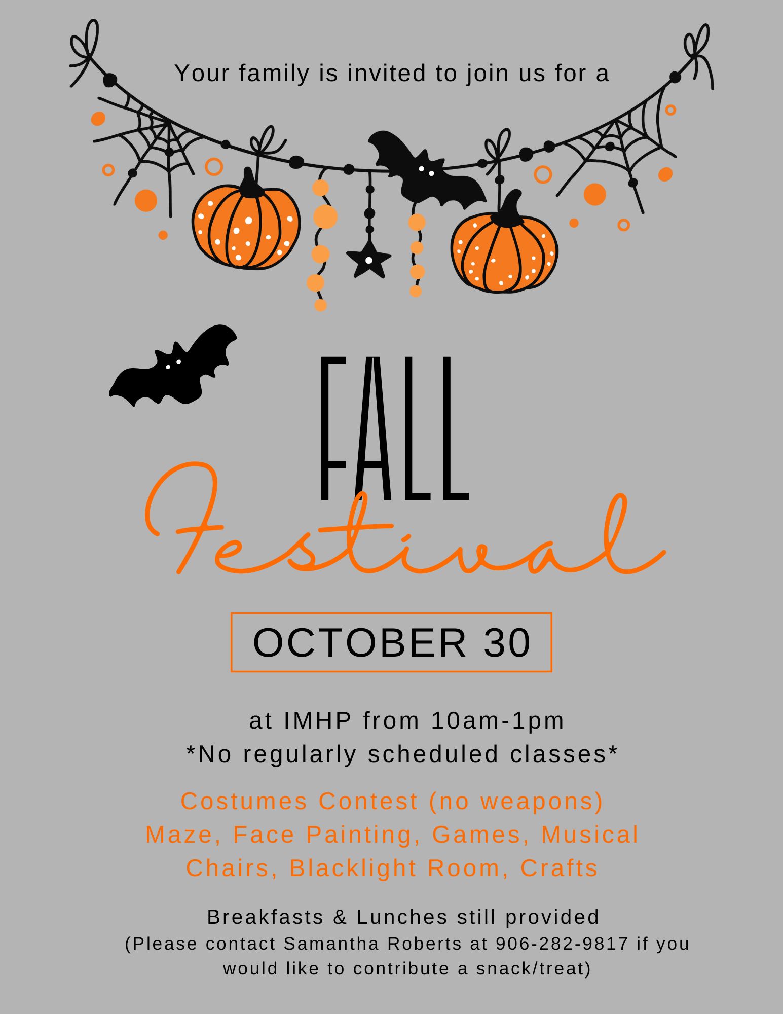 IMHP 2025-2026 Fall Festival